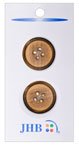 Burnt Wood Button
