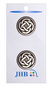 Celtic Knot Button - Silver