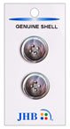 Grey Seashell Button