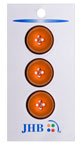 Obidos - Corozo Button - Orange