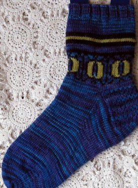 Catseye Socks Pattern