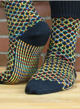 TicTac Toes Socks Pattern