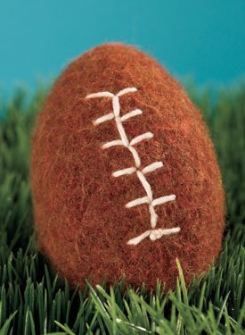 Crochet Felted Football Pattern