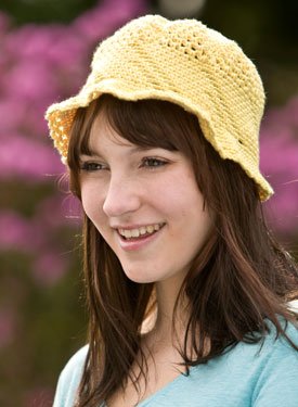 GIRLS SUNHAT CROCHET PATTERN ONE PATTERNTWO LOOKS BY KNOTSEWCUTE