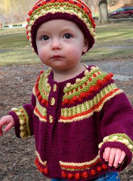 Norah's Joyful Sweater & Hat