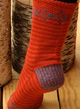 Sunset Folk Socks