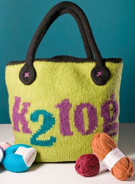 K2tog Knitting Bag