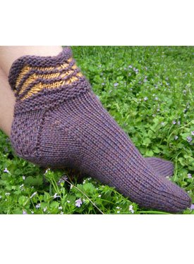 Purple Mountains Slipper Socks