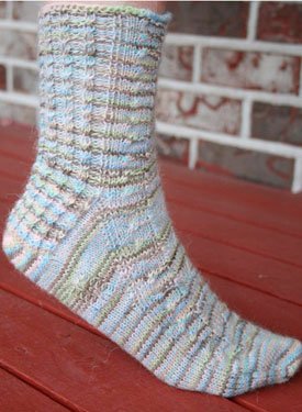 Life' s A Beach Toe Up Sock