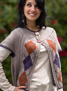 Short Sleeve Swish Sweater