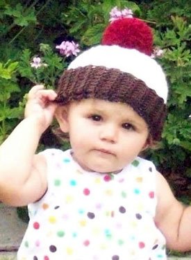 Ice Cream Sundae Crochet Hat