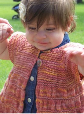 Baby Ruched Cardigan