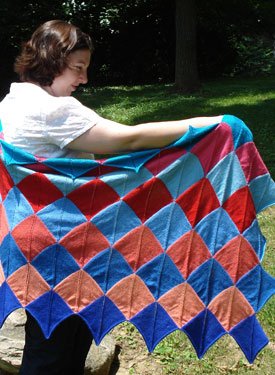 Summer Diamonds Shawl