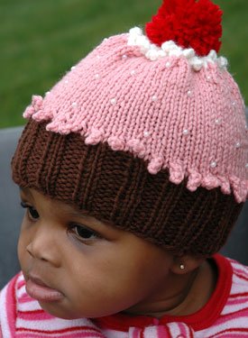Beaded Cupcake Hat