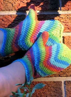 Feather Mittens