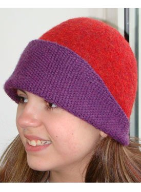 Felted Cloche