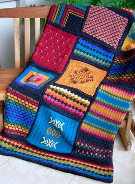 Playing With Blocks Afghan