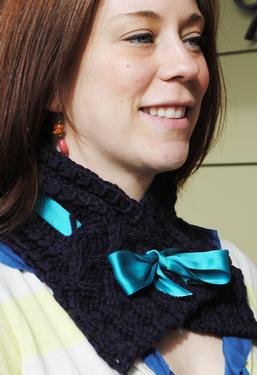Braided Ribbon Cowl