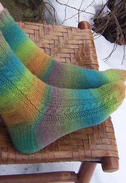 Winding Road Socks