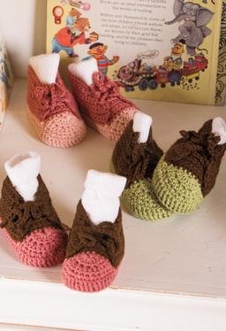 Crocheted Baby Sneakers