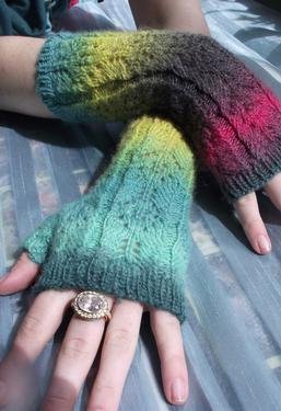 Art Deco Mitts