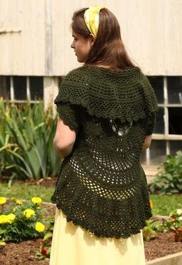 Swing-in-a-Circle Crochet Sweater