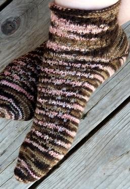 Peek-a-Boo Polka Dot Crew Sock