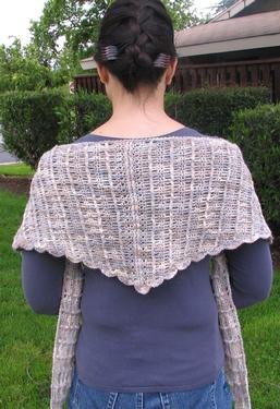 Kestrel Wings Crochet Shawl