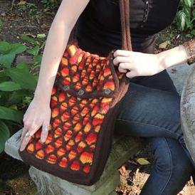 Animato Felted Messenger Bag