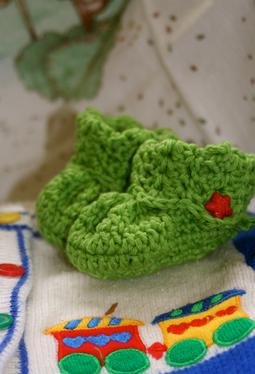 Crochet Baby Bootie Trio