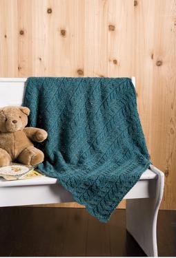 Twin Leaf Baby Blanket 