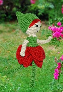 Blossom Pixie Crochet Doll