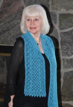 Tide Pool Lace Scarf
