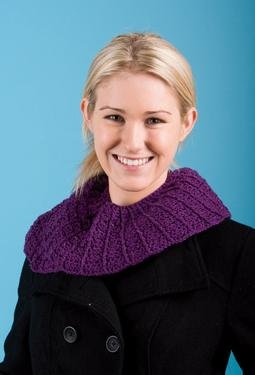 Plumeria Frill Crochet Cowl/Scarf