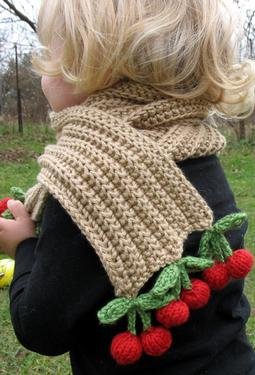 Cherries and Champagne Scarf