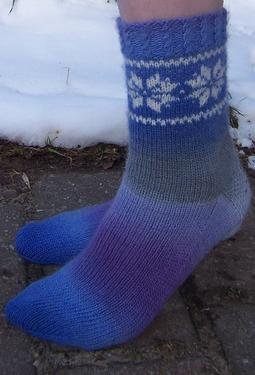 Winter Sky Socks
