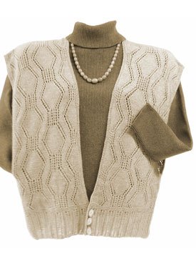 Grass-Basket Cropped Ruana Vest Pattern