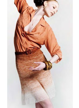 Tonal Skirt Pattern