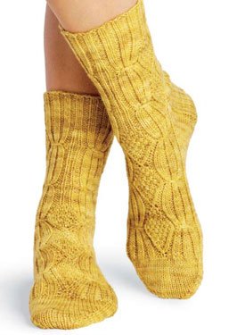 Roll in the Hay Socks Pattern