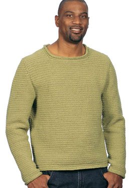 Comforolled Crocheted Pullover Pattern