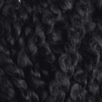 Black in Crayon Boucle Yarn