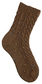 Bavarian Twisted Stitch Socks Pattern