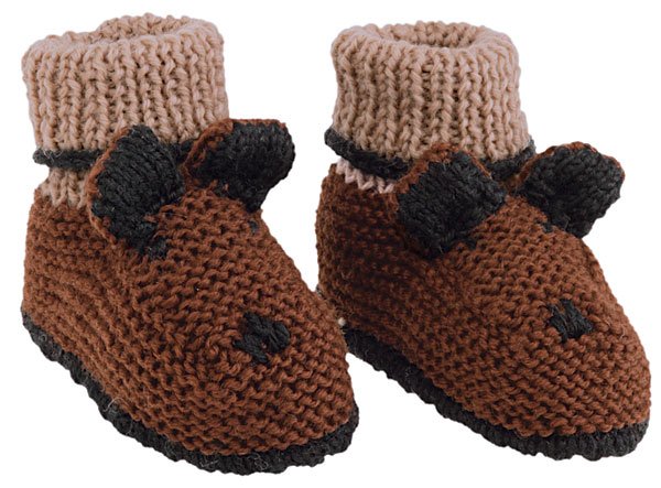 Bear Bootees Pattern