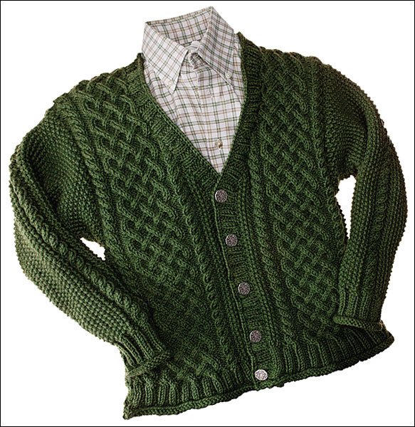 Jack's Aran Cardigan Pattern
