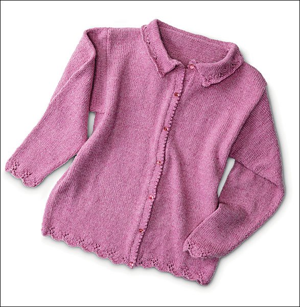 Lace-Edged Cardigan Pattern