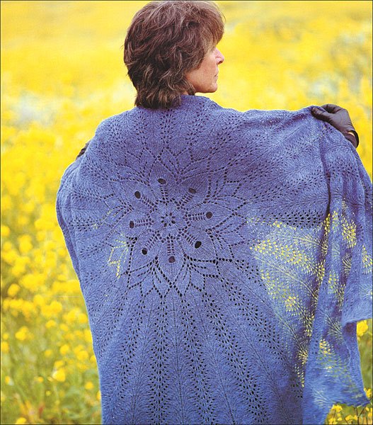 Feather & Fan Shawl Pattern