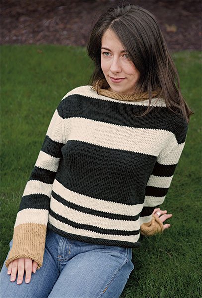 Broad Stripes Pullover Pattern