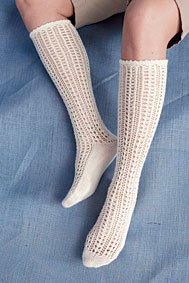 Lacy Bed Socks Pattern