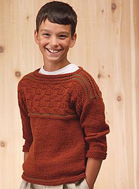 Here and There - Stone's Sweater  Pattern