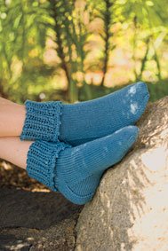 Lace Cuff Anklets Pattern